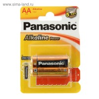 Батарейка LR06 Panasonic Alkaline Power 2хBL (цена за блистер 2шт) LR6REB/2BPR 