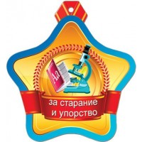Медаль За старание и упорство//31891/ Русский дизайн 