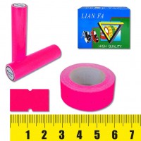 Ценник-лента ,12х22мм, 500шт, розовая флюо 5222-4 J.O. 