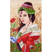 Набор для творчества. Вышивка бисер-нитки. Зара/280*370 0015/БН Россия МатренПосад Набор для творчества. Вышивка бисер-нитки. Зара/280*370 0015/БН Россия МатренПосад