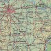 Карта России Физическая М1:8,2 млн 101*69см, с ламинацией 3027 Геодом 