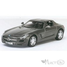 Машинка инерц. металл. Mercedes-Benz SLS AMG модель 1:36 в дисплее 12 шт., цена за шт KT5349D Kinsmart 