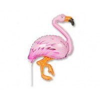 Шарик возд. фольга Мини-фигура Фламинго (цена за 1шт) 