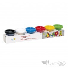Набор теста для лепки 6цв. 50гр. TA1009V GENIO KIDS-ART 
