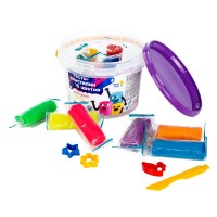Набор теста для лепки 15цв. 20гр (5 формочек + стек) TA1066V GENIO KIDS-ART 
