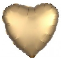 Шарик возд. фольга Agura Сердце золото мистик однотонный 19/46 см 751701 Миленд 