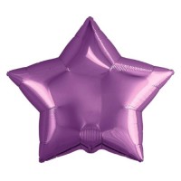 Шарик возд. фольга Agura Звезда пурпурный однотонный 21/53см 750995 Миленд 