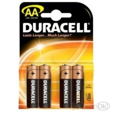 Батарейка LR06 Duracell Basic 4хBL (цена за блистер 4 шт) 5006608 