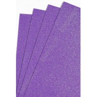 Фоамиран глиттерный лист А4 2мм перламутровый фиолетовый №007 807-107 