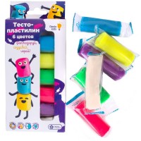 Набор теста для лепки 6цв. 30гр. TA1090 GENIO KIDS-ART 
