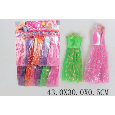 Одежда для куклы Платье для куклы в пакете 989-2 Tongde 