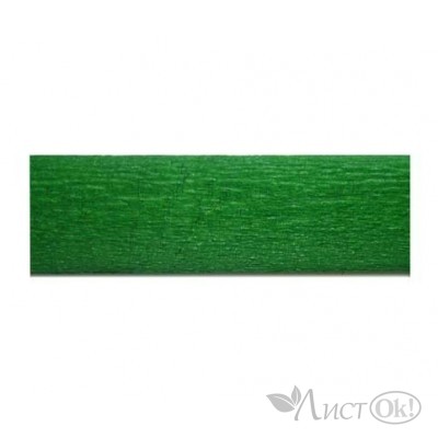 Бумага гофрированная Зеленый травяной 50*250см. BT-154 INTELLIGENT 