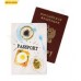 Обложка для паспорта Завтрак, ПВХ slim ОП-0462 Миленд 