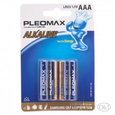 Батарейка LR03 Samsung Pleomax, 4хВL (цена за блистер 4 шт) 