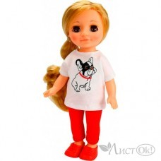 Кукла Ася с бульдожкой на футболке В3970 Весна 