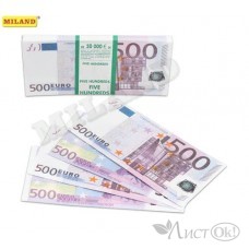 Пачка купюр. 500 евро (цена за 1 пачку) европодвес 9-51-0008 Миленд 