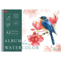 Альбом для рис. 20л. А3 для акварели 