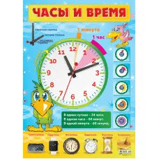 Плакат А2 Часы и время 420*594 4531 Квадра 