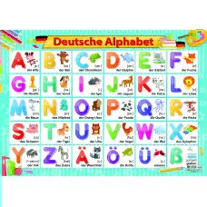 Плакат Немецкий алфавит А2 (420*594) 4528 Квадра 