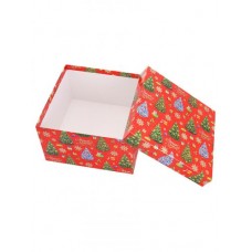 Коробка подарочная квадратная 17,5*17,5*10см 