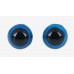 Набор для творчества. Глазки винтовые 13мм 4шт с заглушками, полупрозр., цвет голубой 1553378 КНР 