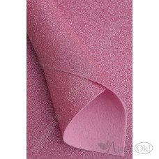 Фетр с блестками Лист А4 2мм, розовый №005 812-168 