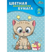 Бумага цветная А4 24л. 24цв. Бумага цветная А4 24л. 24цв.