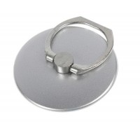 Подставка -держатель с кольцом для телефона, в форме круга, серебристый 3916222 Luazon Home 