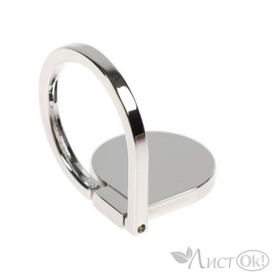 Подставка -держатель с кольцом для телефона, в форме капли воды, серебристый 3916234 Luazon Home 