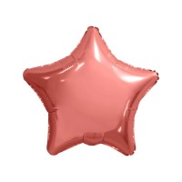 Шарик возд. фольга Agura Звезда Коралл (19д, 48см, 25шт) 757376 Миленд 