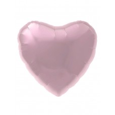 Шарик возд. фольга Agura Сердце Нежно-розовый (19 д,46 см) 758069 Миленд 