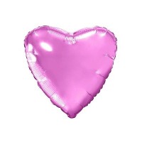 Шарик возд. фольга Agura Сердце Розовый (19 д,46 см) 758038 Миленд 
