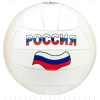 Мяч волейбольный ПВХ 2 слоя, 22 см, 