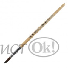 Кисть белка круглая №5,  деревянная лакированная ручка M-5105 MAZARI 