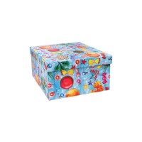 Коробка подарочная квадратная 18*18*10см 