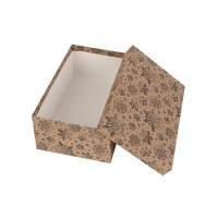 Коробка подарочная прямоугольная 19*12*7см 