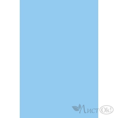 Бумага цветная А4, 10л, 1цв. тонированная ПЭТ Св. голубой С3036-01 Апплика 