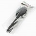 Расчёска массажная овальная с прорезиненной ручкой, черная DV-H-1247 Darvish 