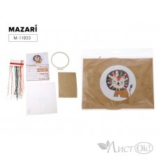 Набор для вышивания гладью 15*15 см, в ассортименте 7 дизайнов. M-11833 MAZARI 