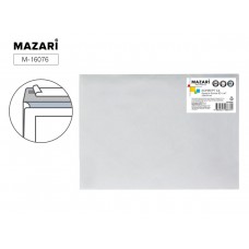 Конверт 229*324мм С4 белый, отрывная лента, запечатка M-16076 MAZARI 