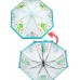 Зонт-трость 50 см купол прозрачный 