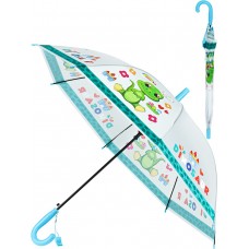 Зонт-трость 50 см купол прозрачный 