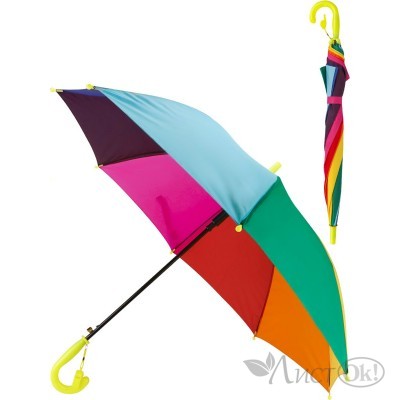 Зонт -трость 55 см ПВХ 
