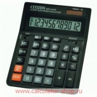 Калькулятор настольный 12 разр. 199*153*30,5мм SDC-444S CITIZEN 