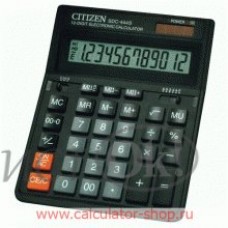 Калькулятор 12 разр. 199*153*30,5мм SDC-444S CITIZEN 
