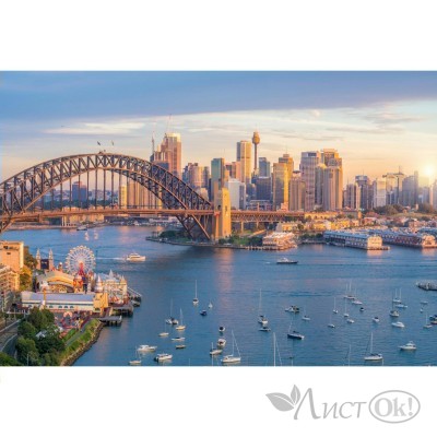 Картина по номерам 40х50 см Мост в Сиднее. (20цв)  в коробке ХК-0930 