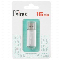 Флешка USB память 16Gb  Unit Silver 13600-FMUUSI16 Mirex 