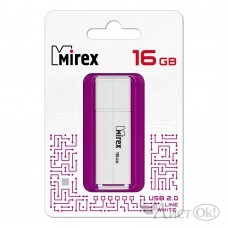 Флешка USB память 16Gb Line White 13600-FMULWH16 Mirex 