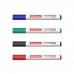 Набор маркеров для доски W-170, цвет чернил: черный, синий, красный, зеленый (в футляре по 4 шт.) 13047 ERICH KRAUSE 