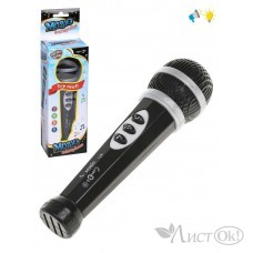 Микрофон 19 см на бат. свет/звук, в коробке 201196414 Наша игрушка 